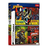 Trefl 2-in-1 Marvel Spiderman VS Venom Puzzle - 200 Pcs | 13314